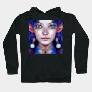 Nambra Sarlen - Portrait of Beautiful Elf Woman Hoodie